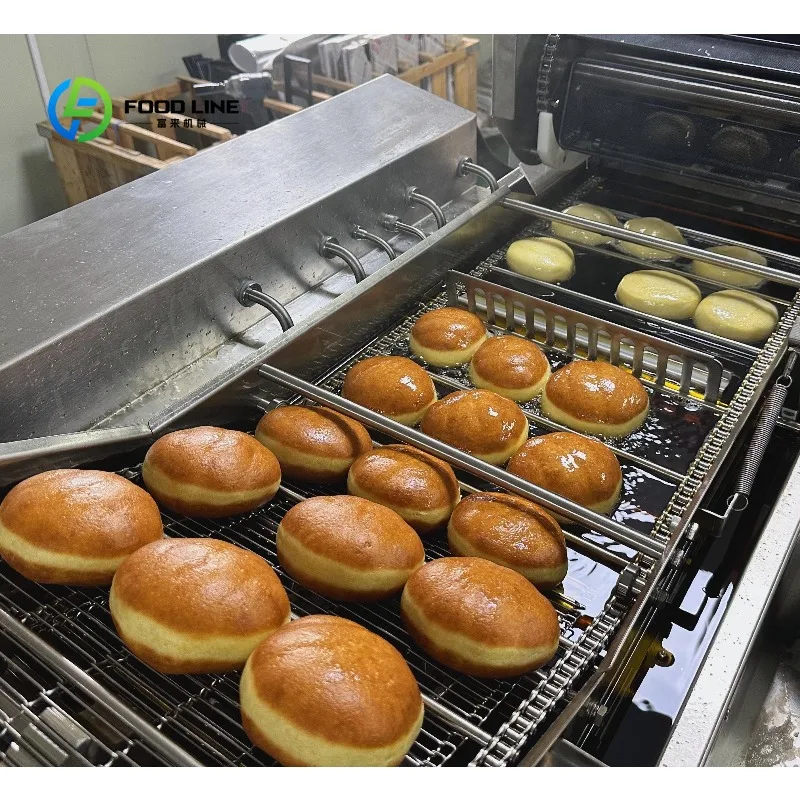 Multi-functional Donut Berliner Production Line Making Professional Donut/doughnut Machinery Production Line Customized