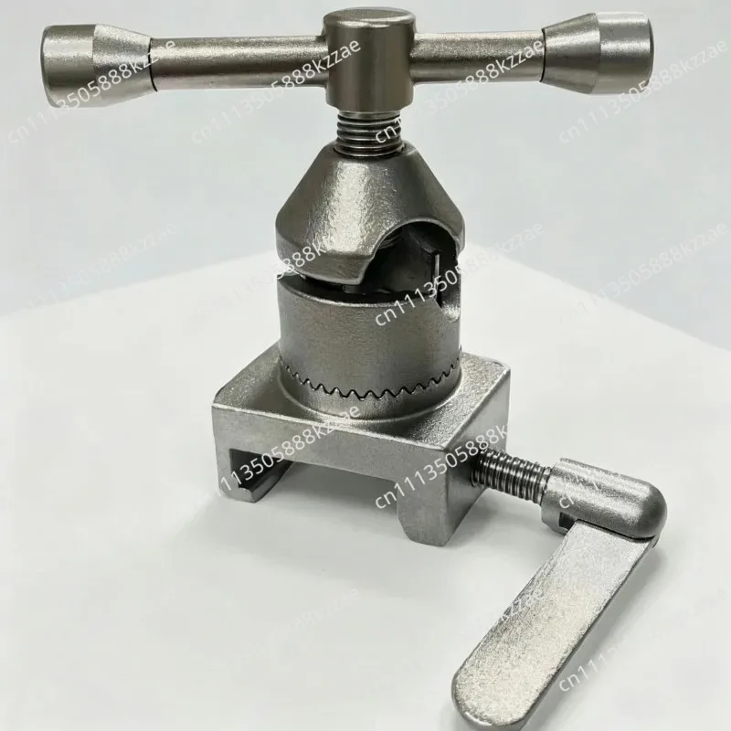 Oversized Surgical Bed Rail Clamp with Long Slide Universal Fixator, Bedside Locking System for Secure Equipment Mounting