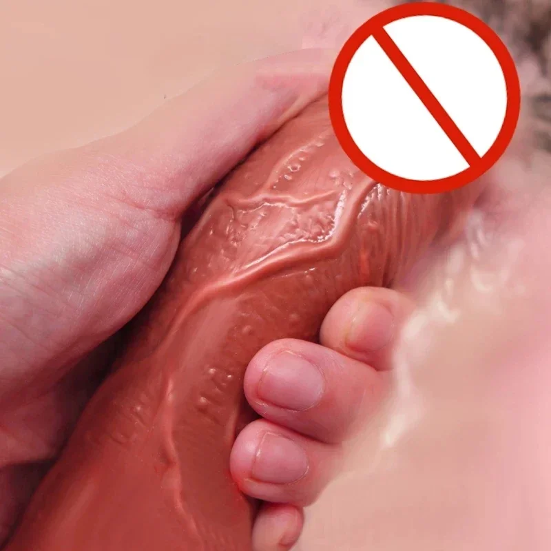 Female Realistic Dildo Vibrator G Spot Massage Masturbation Men Suction Cup Lifelike Feeling Man Real Penis Sex Toys for Woman