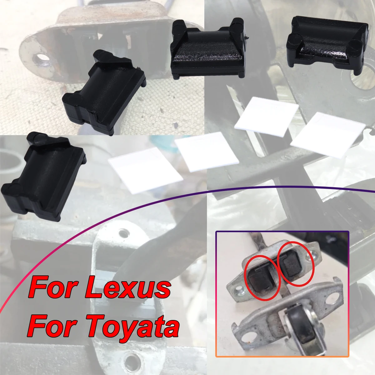 For 2 Door Car Door Check Assy Checker Strap Stopper Repair Kit For Toyota PRONARD YARIS III P130 IST Lexus GS300 S147 IS200 E10