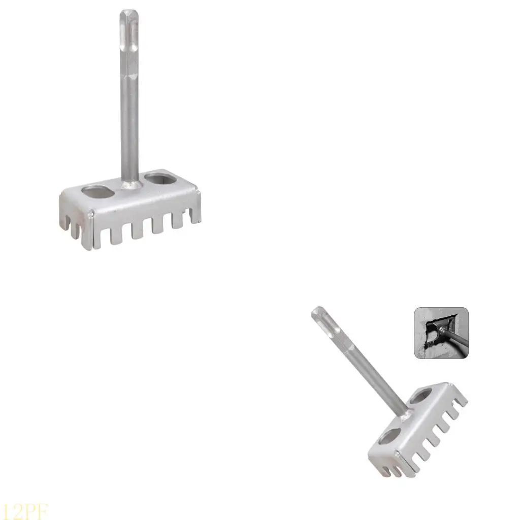 12PF Steel Square Hole Cutter Grooves Tool for Professional Socket Installation Work