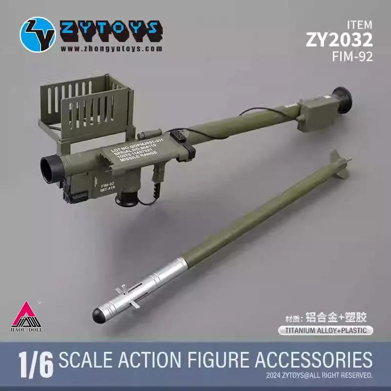 

In Stock ZYTOYS ZY2032 1/6 FIM-92 Stinger Anti-aircraft Missile 30.5cm Weapon Model Fit 12'' Soldier Action Figure Dolls Props