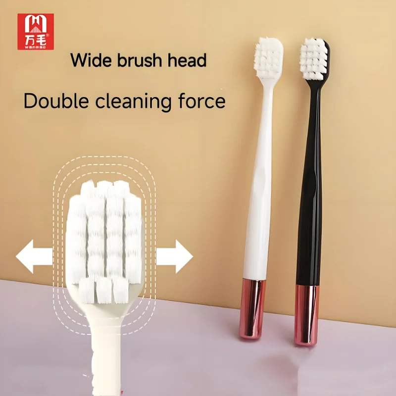 Soft Bristle Toothbrush Wide Head Adult Toothbrush Home Pack High-Grade High Appearance Level Toothbrush Manufacturers Wholesale