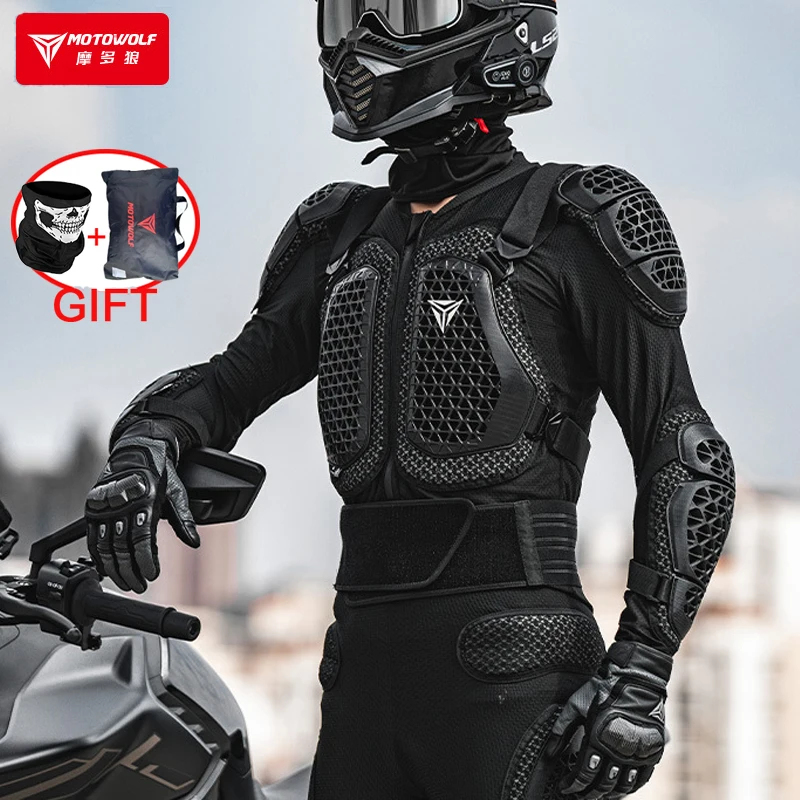 

Men Armor Motocross Racing Jacket CE Approval Motorbike Moto Protection Gears Motorcycle Jacket