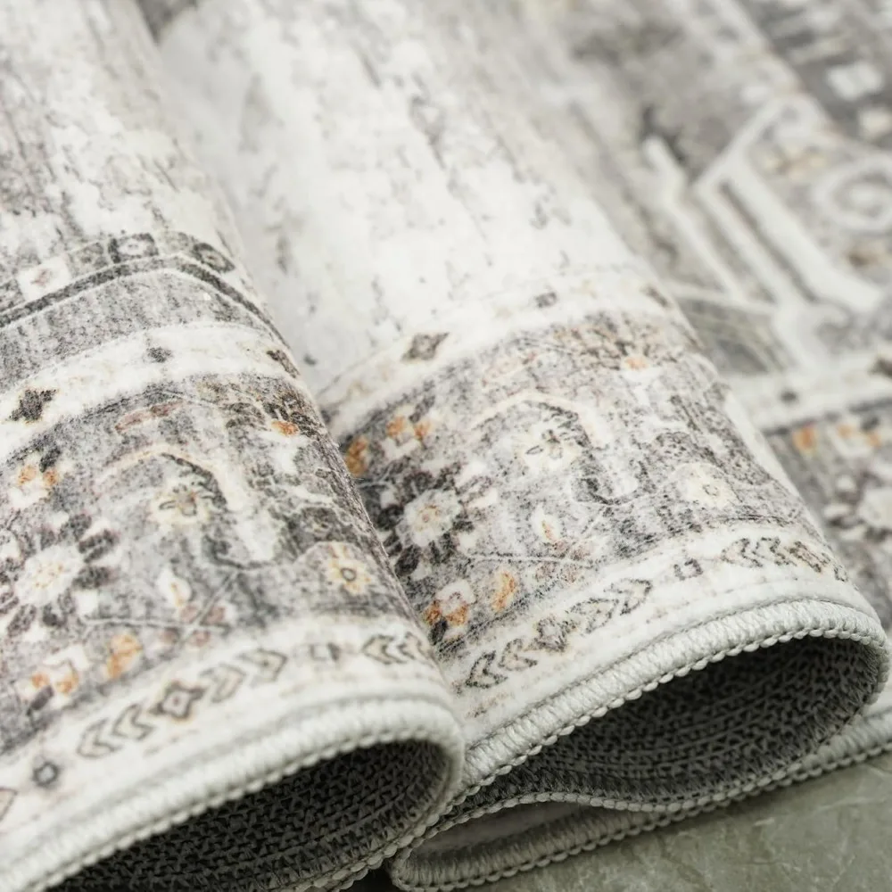 سجاد منطقة 10 × 14 لأثاث الحدائق - سجادة منطقة خفيفة الوزن قابلة للغسل ومقاومة للبقع، سجاد ناعم عتيق من أجل - الأفضل