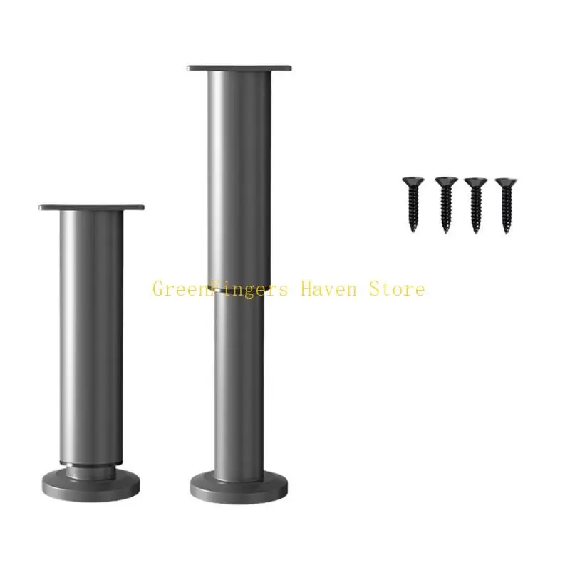 F68D Set of 2 Adjustable Height Furniture Legs Coffee Table Legs Heavy Duty Furniture Legs set for Sofas & Coffee Tables