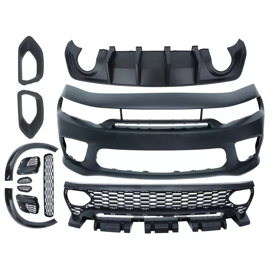 

China Manufacturer Black and Silver Auto Car Bumpers Guard Kit for Charger 2015+ SRT Hellcat Widebody