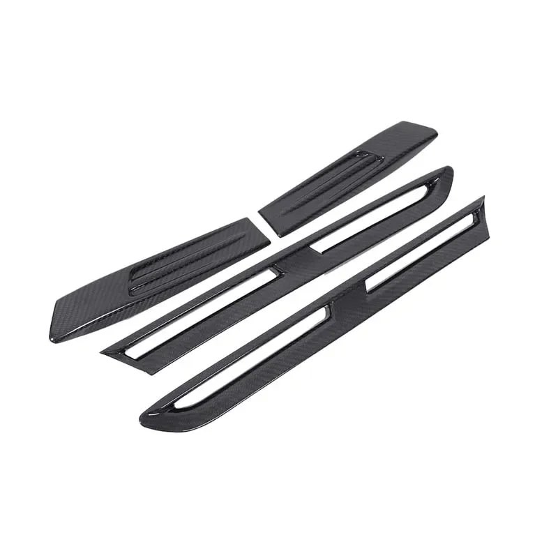 Real Carbon Fiber For Nissan GTR R35 2008-2014 Car styling Car air outlet side fender Car external protection accessories 4Pcs