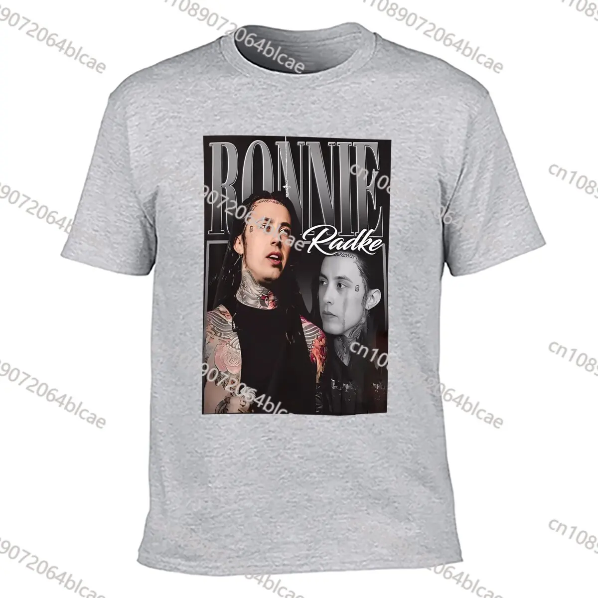 تي شيرت روني رادكي الجديد المتساقط في شريط عكسي جميع المقاسات 1PT1781 بأكمام طويلة أو قصيرة