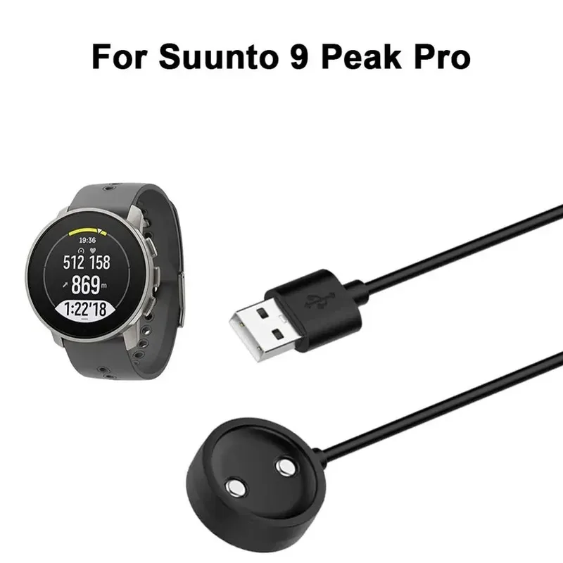 

Зарядный кабель 1 м для Suunto 9 Peak Pro/SUUNTO вертикальный/SUUNTO Race, зарядное устройство для умных часов, док-станция, подставка, адаптер, подставка