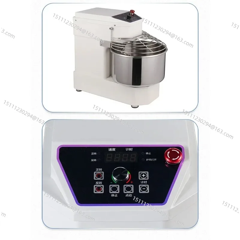 10 Liters Dough Mixing Machine Kitchen Spiral Dough Flour Mixer Kneading Machine Touch Screen Panel Easy Operation