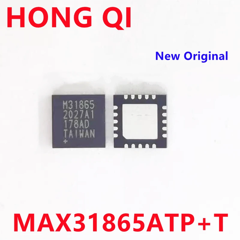 

5PCS SMD MAX31865 MAX31865AT MAX31865ATP+T QFN-20-EP RTD Digital Converter Chip IC Integrated Circuit