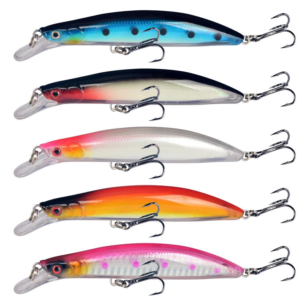 LINGYUE 새로운 도착 느린 침몰 미노 낚시 미끼 11cm 13g 크랭크 베이트 하드 미끼 꽉 Wobbler Iscas Artificiais Leurre