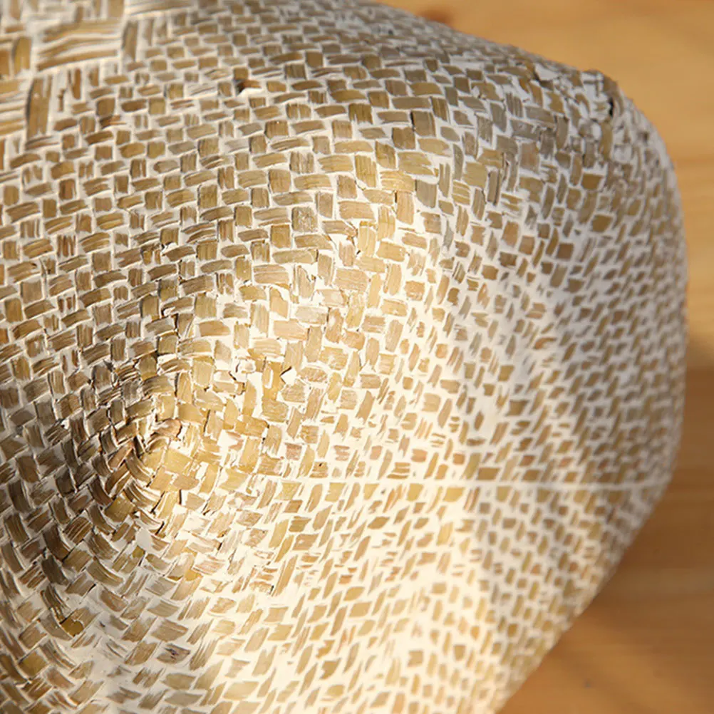 

Woven Storage Basket Rustic Flowers Decoration Hand- Bin Baskets for Straw Small Wedding