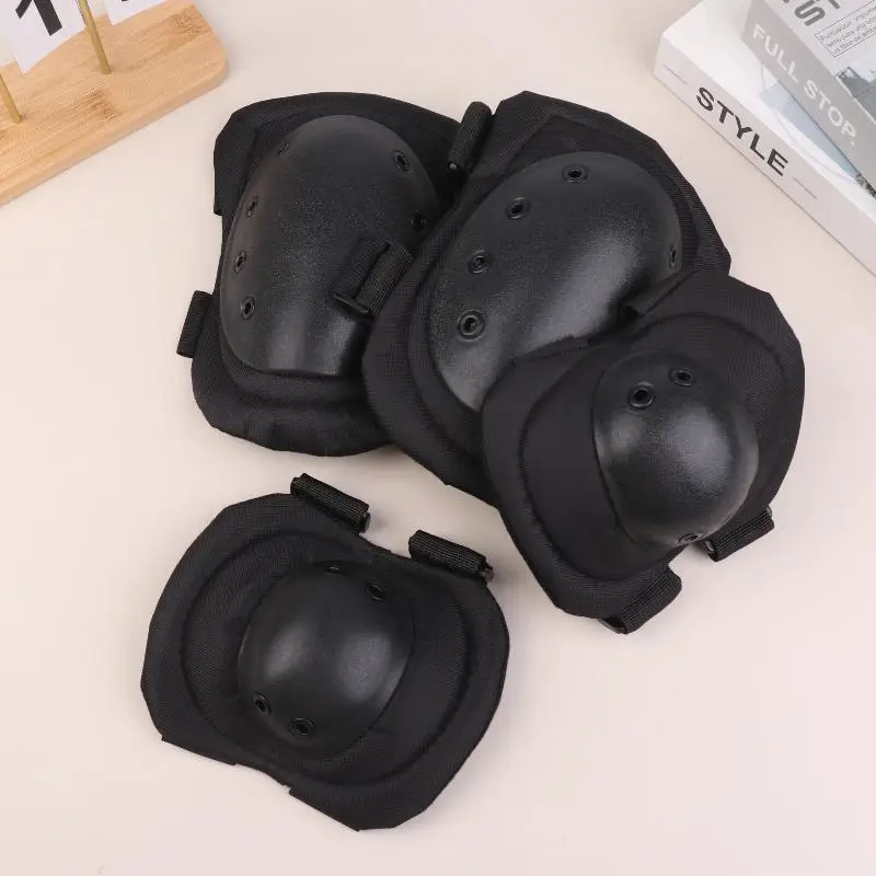 4pcs Outdoor Knee & Elbow Pads – Protective Gear for Sports & Activities