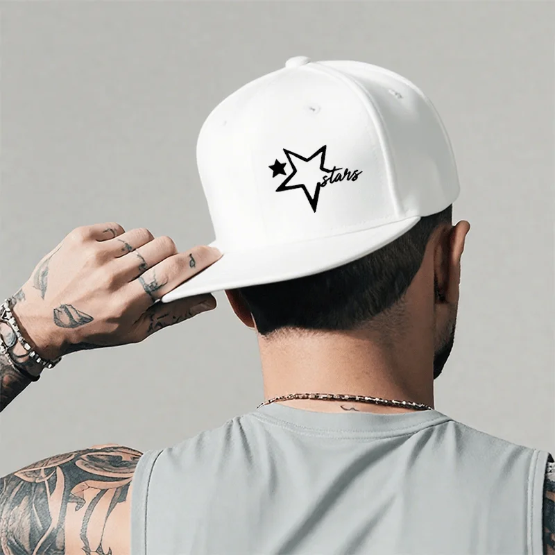 1 Unisex Retro Bohemian Snapback Hat, Lightweight Flat Brim Hip Hop Baseball Cap, Geometric Pattern Print, Adjustable Outdoor Sp