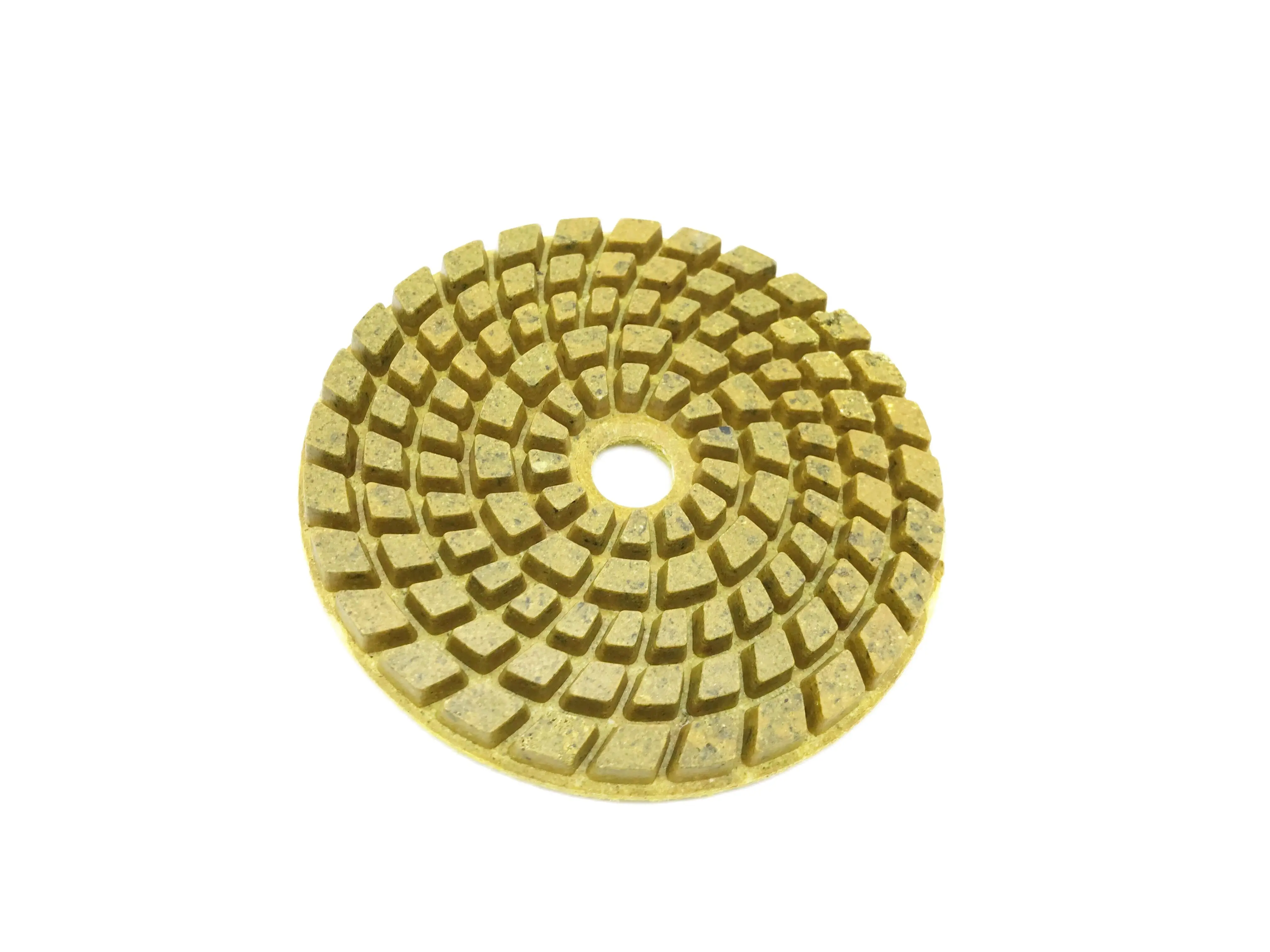 4" 인치 100mm 3 PCS 세트 콘크리트 테라조 워터스톤 두께 6mm용 스텝 다이아몬드 연마 패드