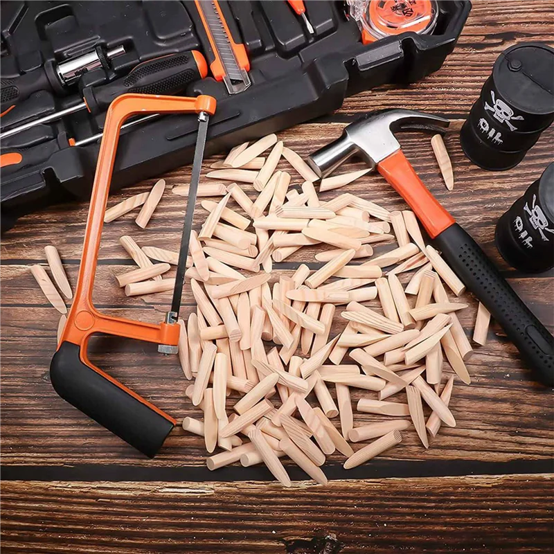 400 Packs Pocket Hole Plugs Solid Wood Dowels Pocket Hole Jig Paint Grade Wood Plugs Hardware Plugs Wooden Hole Filler