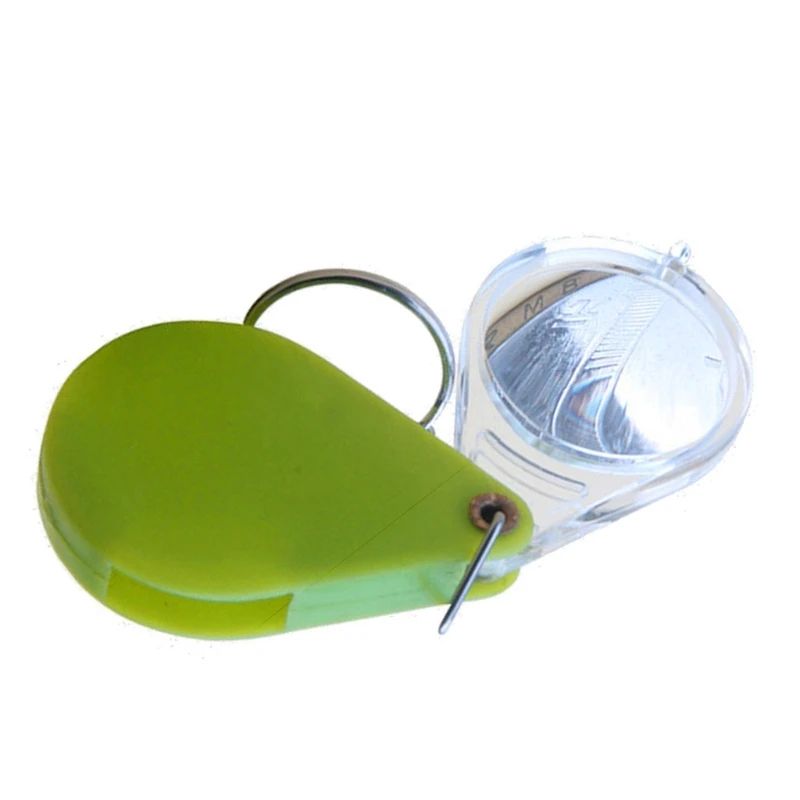 Mini lente d'ingrandimento pieghevole Lente d'ingrandimento in lega con catena per riparazione Drop Shipping
