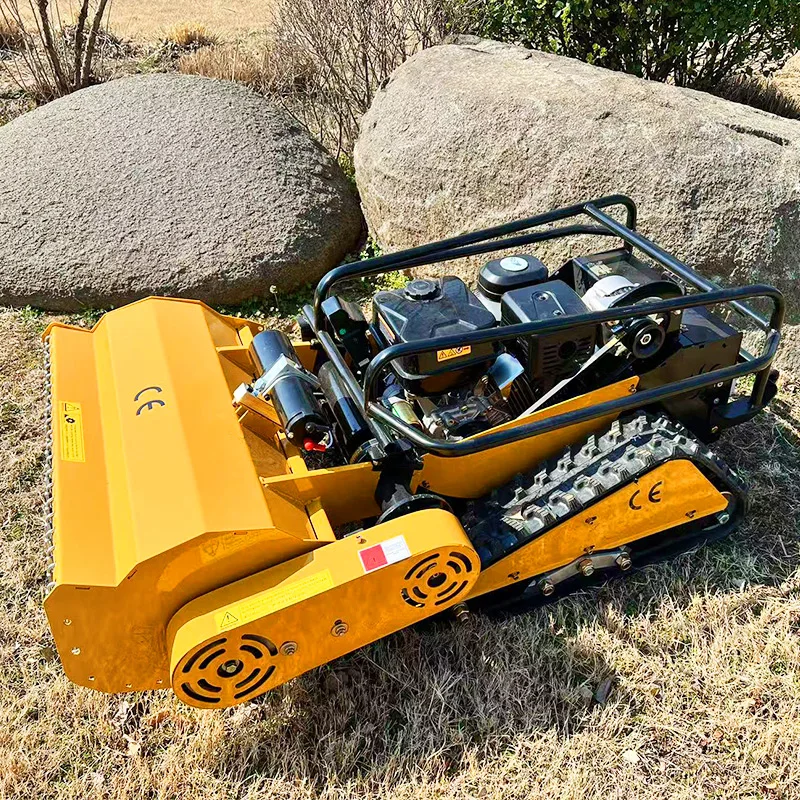 تخصيص رخيصة جزازة Flail الزاحف التحكم عن بعد جزازة العشب مع شهادة CE EPA للعمل الشجيرات