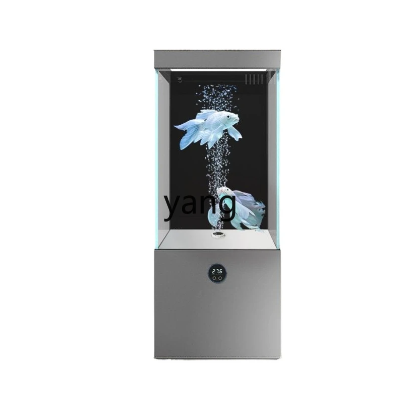 

TGF vertical tank home living room wall fish tank ultra-white glass goldfish koi tank