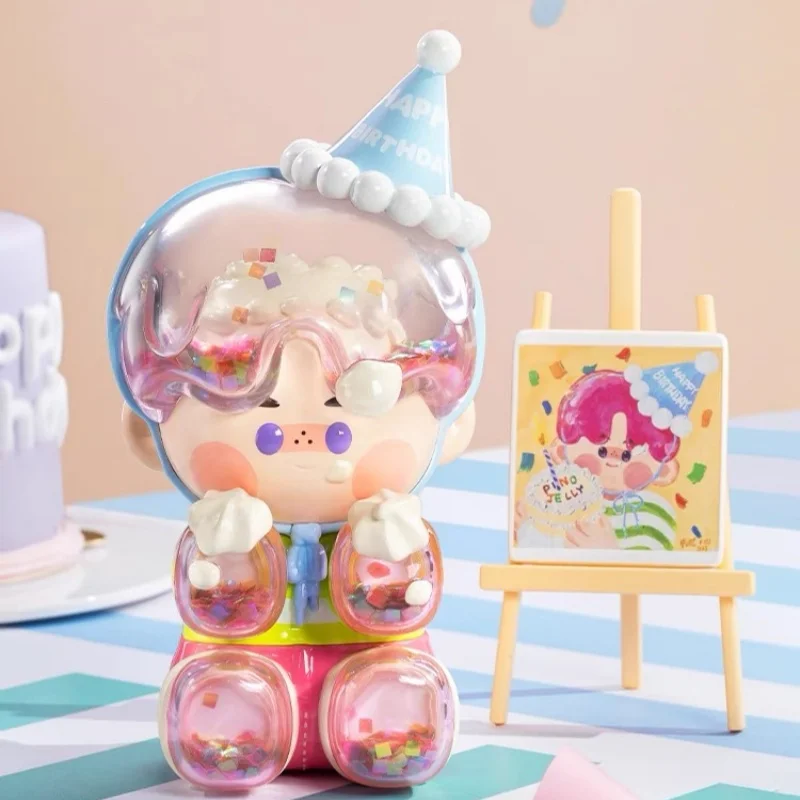 New Hot Pino Jelly Happy Birthday Forever Series Cute Pino Jelly Toys Handmade Figures Collectible Models As Gifts For Friends