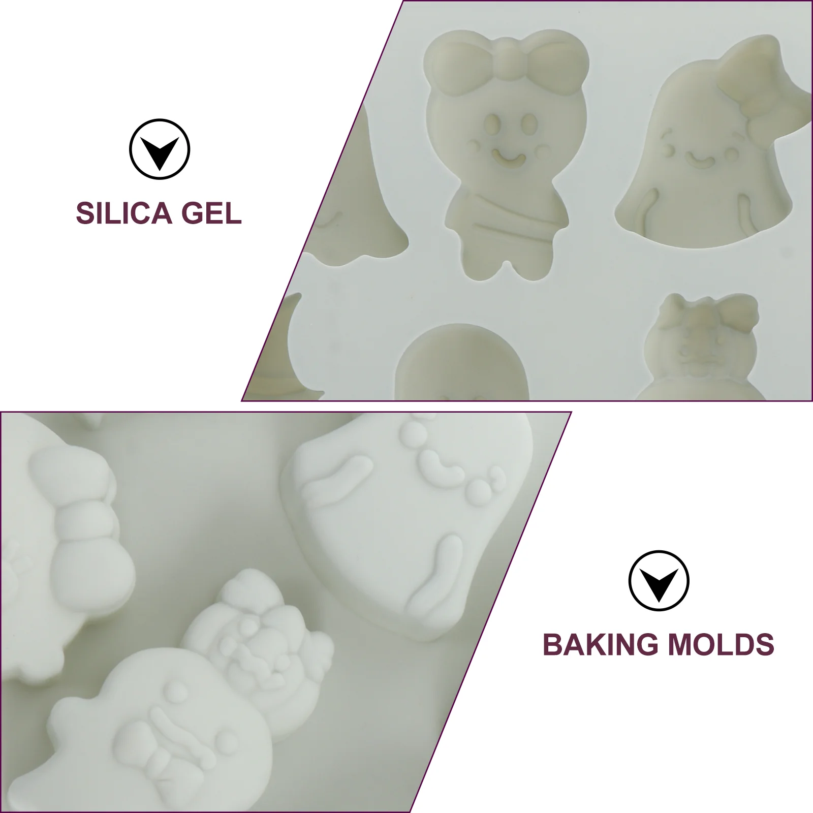 

Household Pumpkin Ghost Baking Mold Child Cake Molds for Silica Gel Halloween Dessert Shops