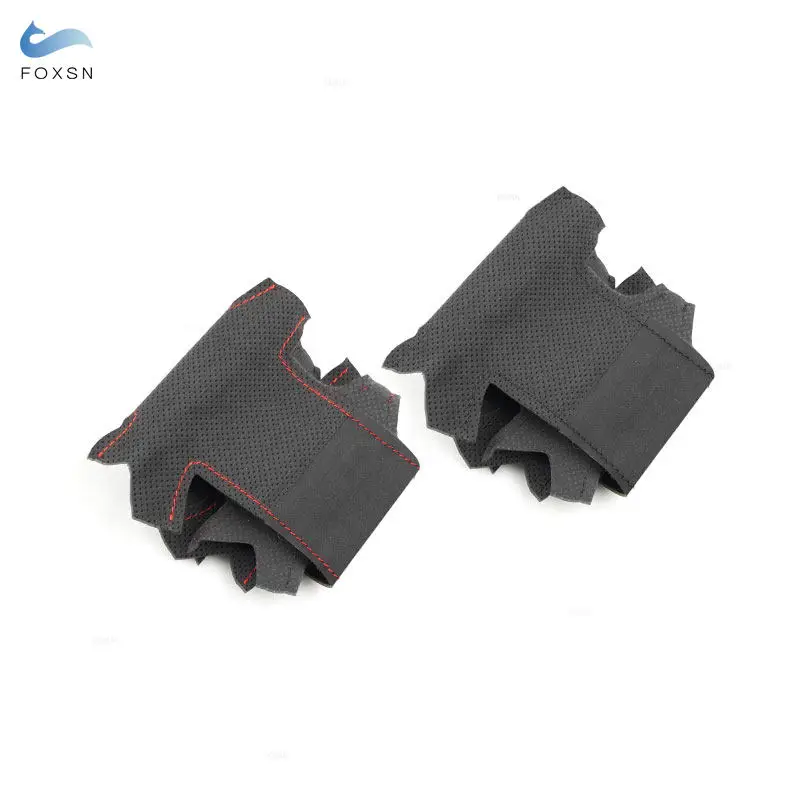 Hand Sewing Car Steering Wheel Cover Suede Leather Trim For Smart Fortwo 2009 2010 2011 2012 2013 Forjeremy 2013 w/Needle Thread