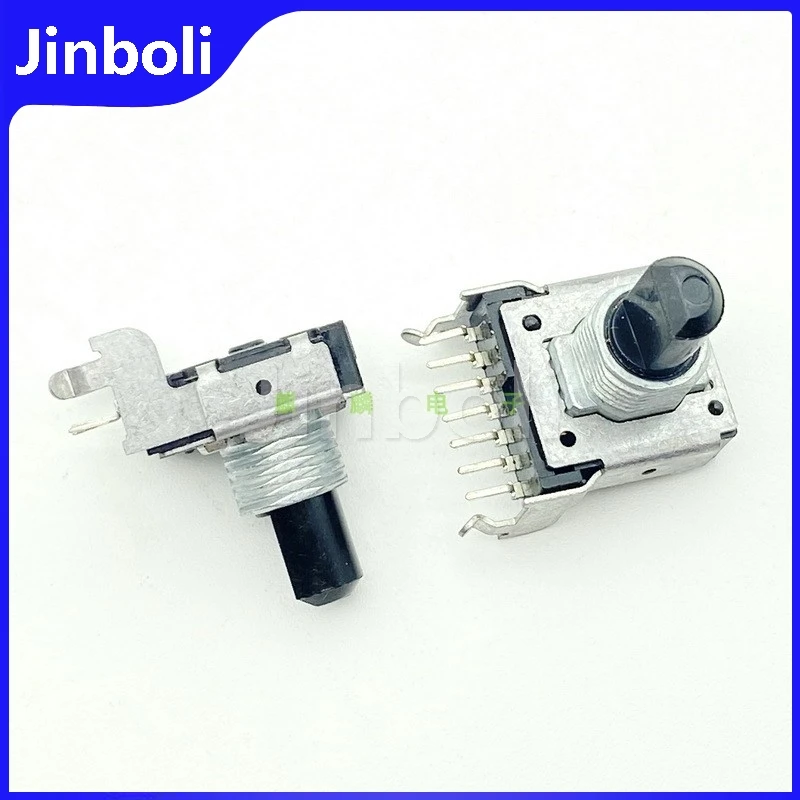 1PCS RK14 Type B50K B100K Single Row 7Pins Power Amplifier Mixer Volume Potentiometer With Midpoint