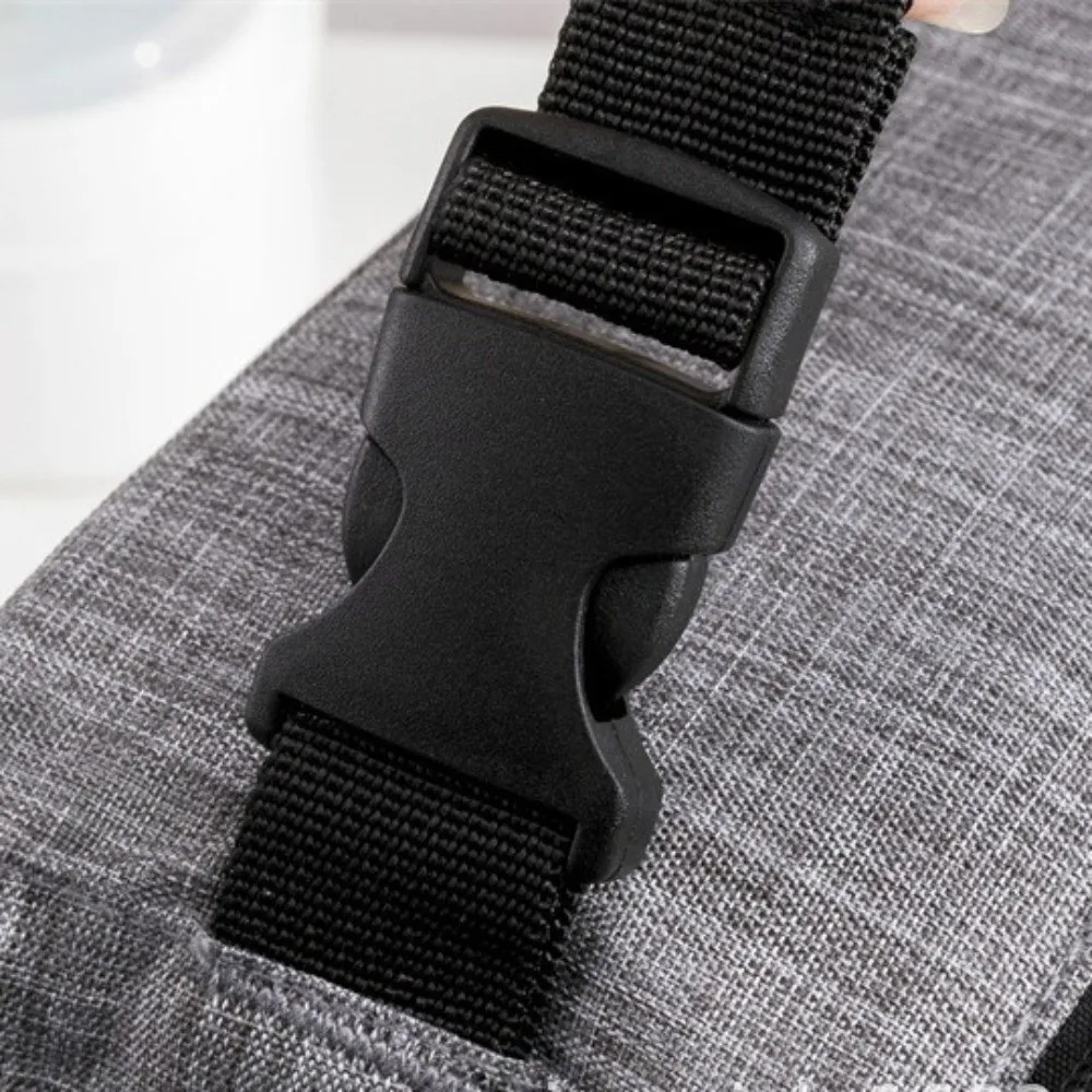 Breakfast Box Oxford Cloth Thermal Lunch Bag Leak-Proof Square Portable Cooler Tote Waterproof Insulated Lunch Box School Use