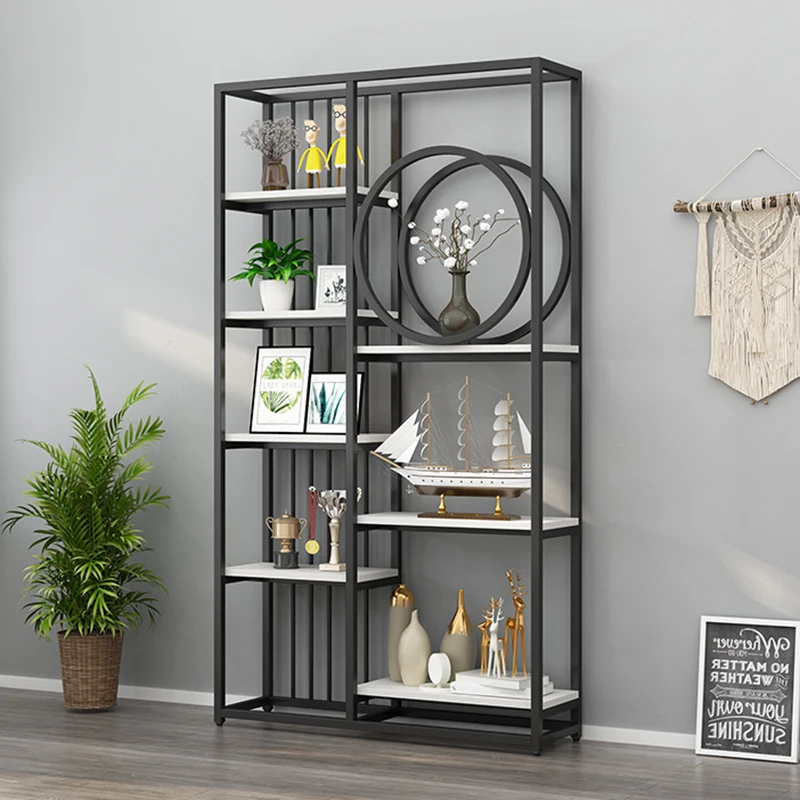 Customizable Librero Storage Armadi da soggiorno Curio Scaffale Display Armadi da soggiorno Corridoio artigianale Meuble De Rang