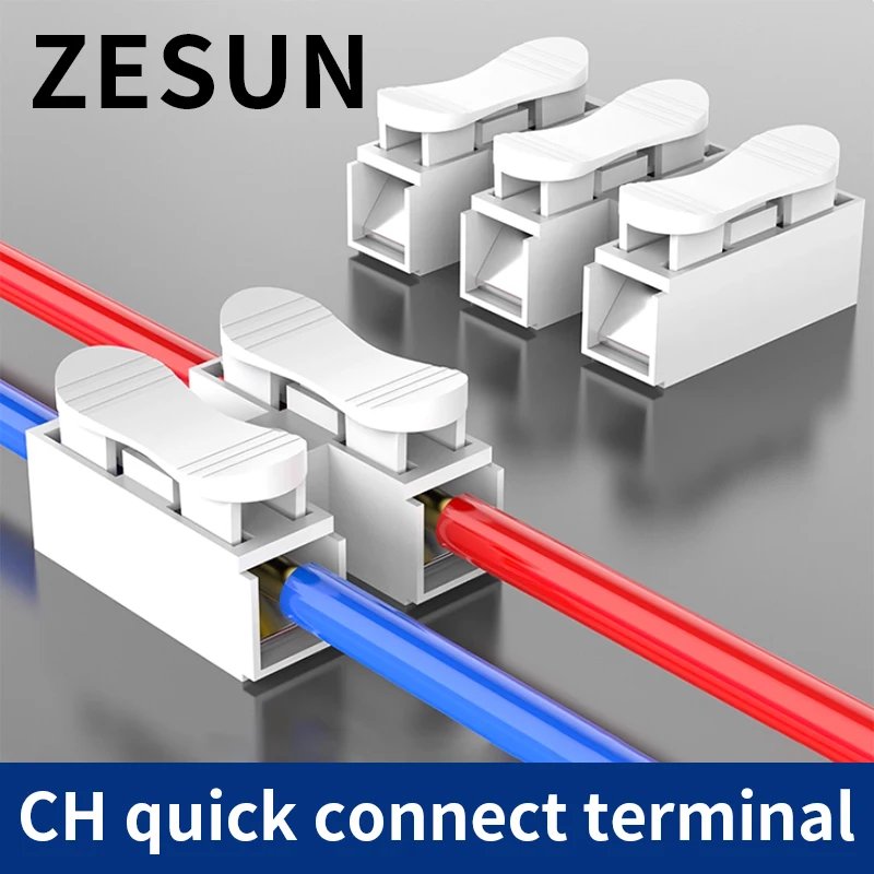 15/30/50PCS  CH1/2/3 quick connect terminal press type connector quick connector snap clip and parallel connector