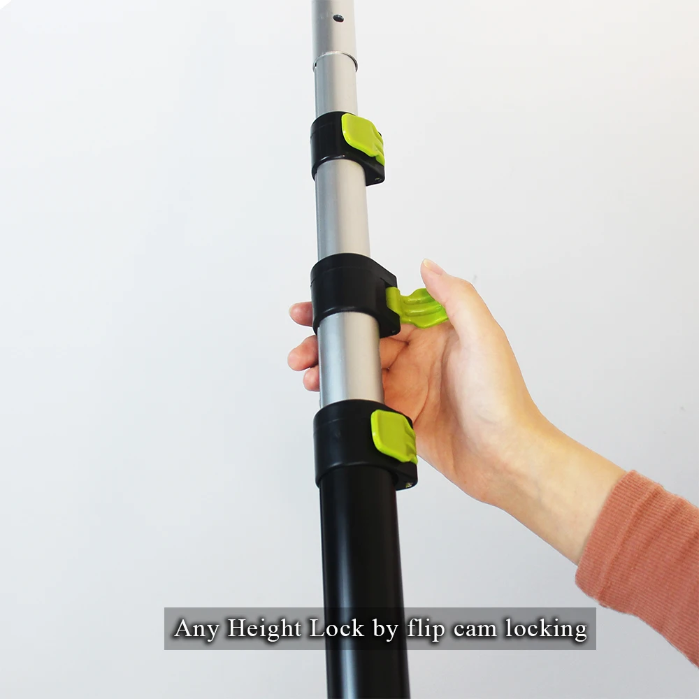 12 Feet Telescopic Pruner Long Handle Tall Tree Trimmer Pruning Extension Pole High Altitude Thick Branch Cutting Tool