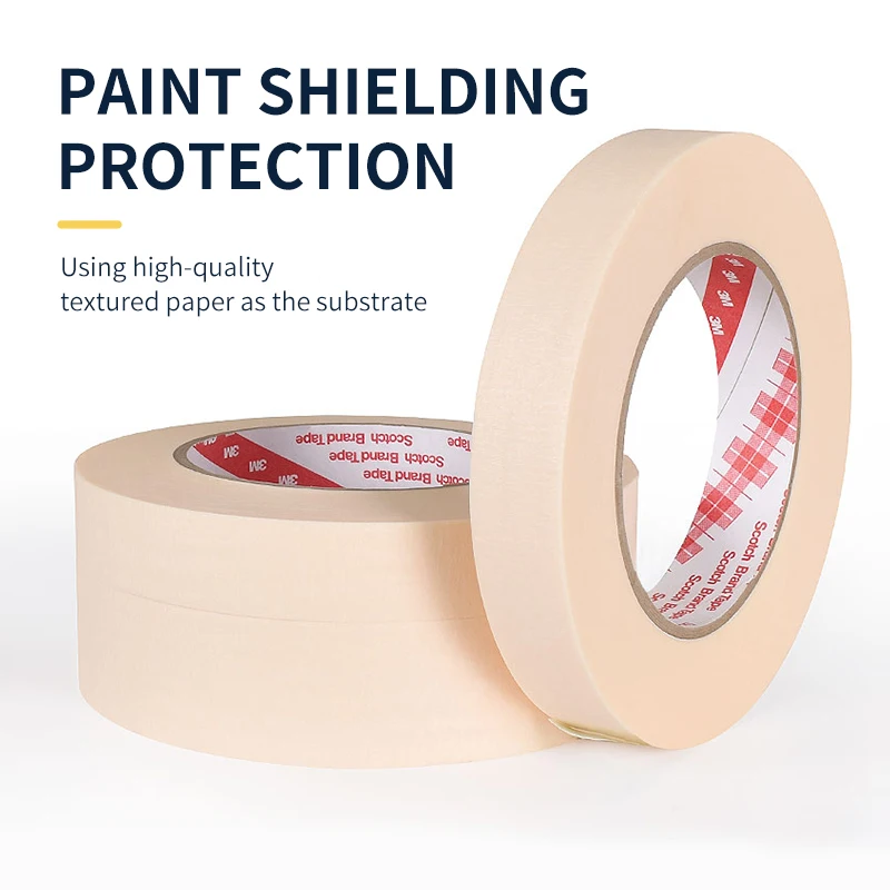 

3M 2142 Masking Tape Printing Paint Paper Tape High Temp Residue-Free Automotive Masking 3M Masking Paper