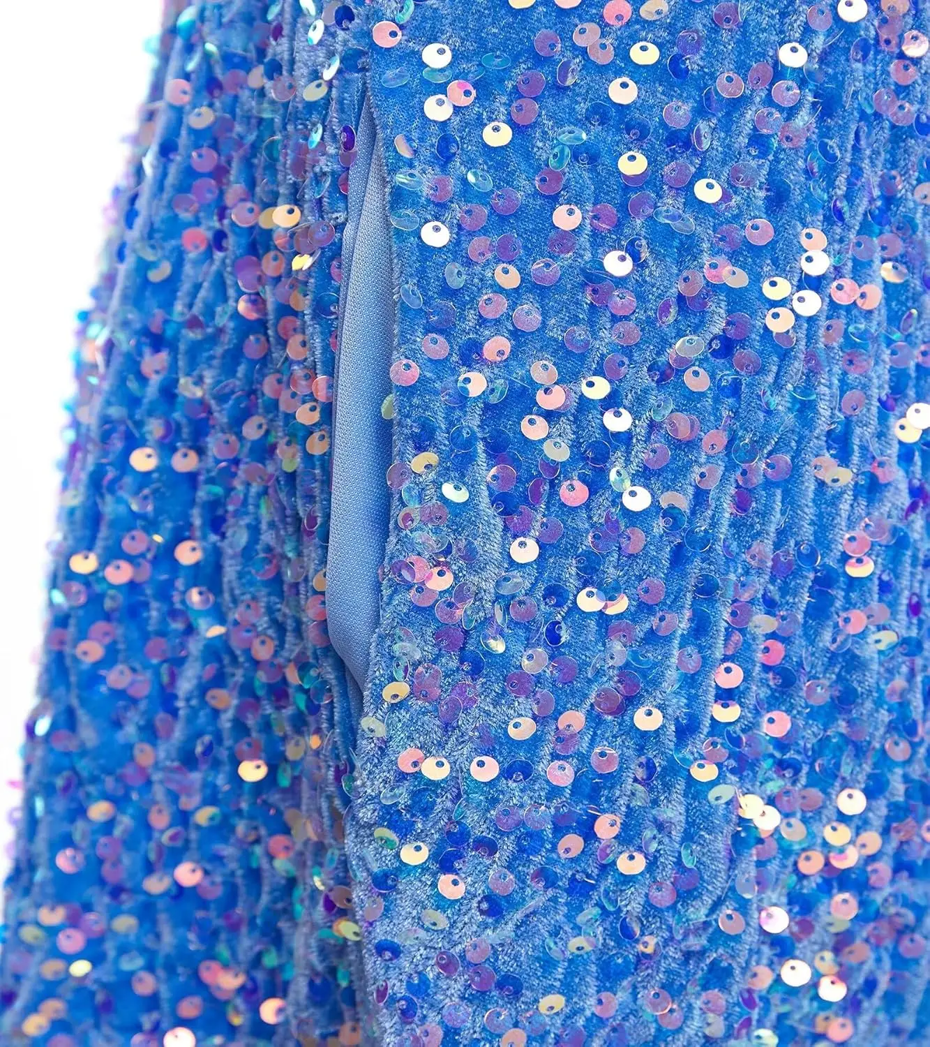 Spaghetti Straps Sequin Homecoming Dress Short Prom Gown with Pockets Evening Party Gowns cocktail dress  party mini dresses image 6