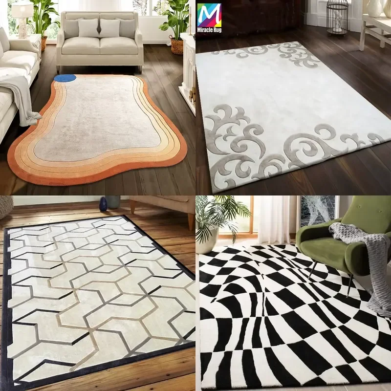 Hot Sell Large Oriental Customized Living Room Carpet Handmade Traditional Silk Wool Rug