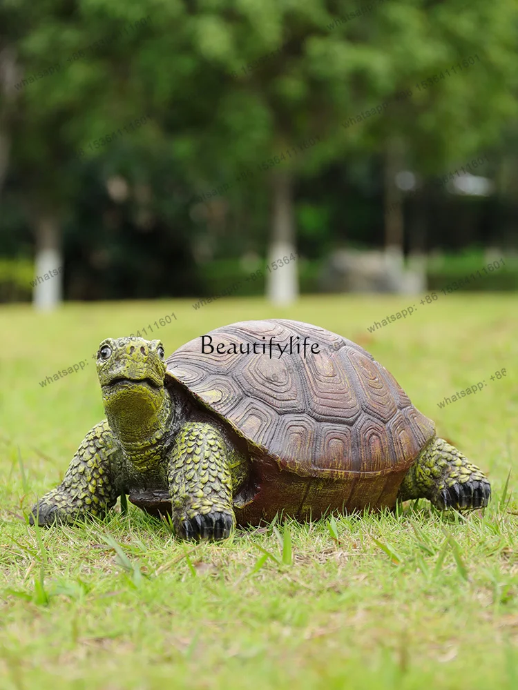 yj58 Simulation turtle model B & B garden courtyard outdoor pool landscaping sculpture animal ornament