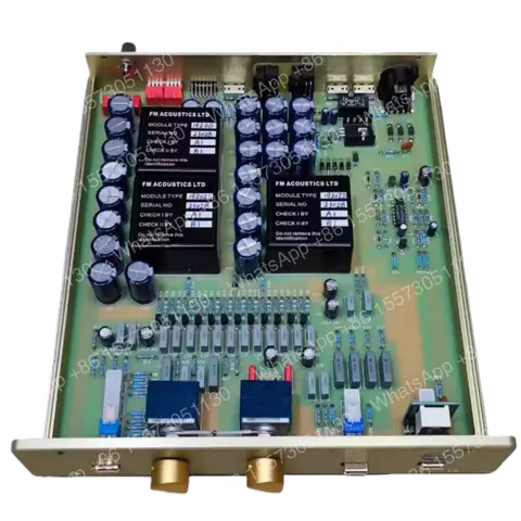 FM122 singing and playing machine, with MM and MC inputs, adjustable input impedance and capacitance, and a filter for selection