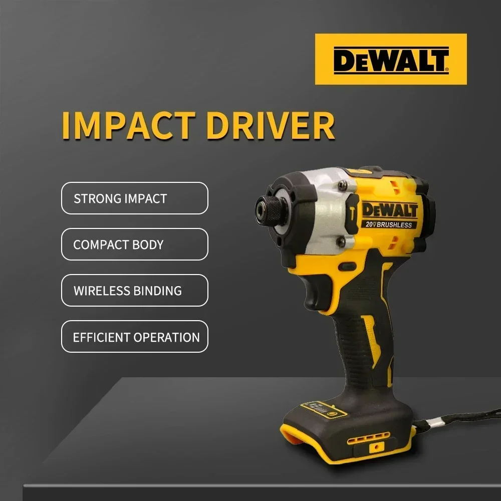 2025 DEWALT DCF860 Brushless Cordless Premium Impact Driver 282NM 20V Power Tools Without Battery
