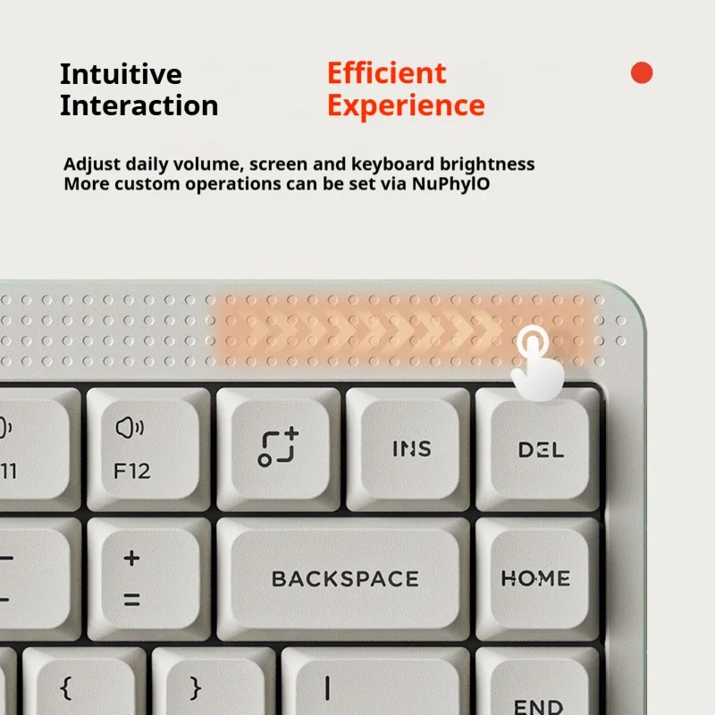 Nuphy Node75 Tri-Mode Wireless Keyboard 1000 Hz Dichtungsstruktur Mechanische Tastatur Low-Profile/High-Profile Nano/MAX Switch
