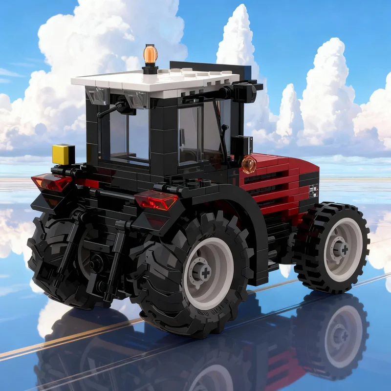 

317pcs MOC SAME Titan Farm Tractor City Model Building Toy Blocks Architecture Creative Christmas Gifts Education DIY Idea