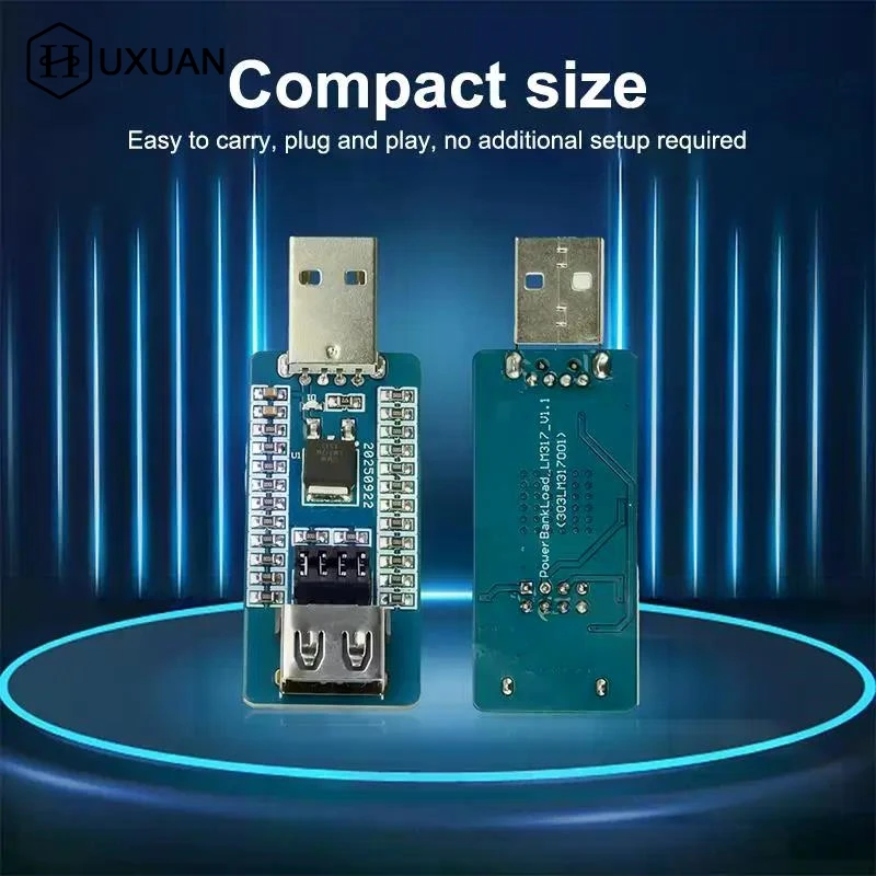 【W】1/2Pcs Battery Charging Protection Module USB A Power Bank Virtual Load Anti-Shutdown Module With Switchable Output Current