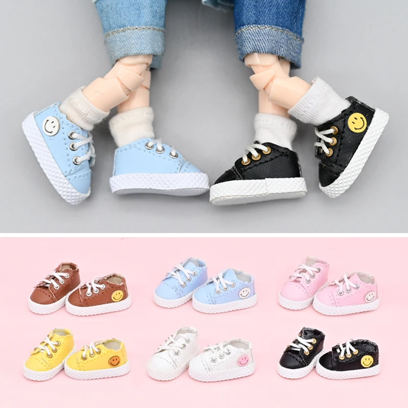 Ob11 Doll Sports Shoes Cute Kawaii Doll Shoes Doll leather Boots Doll Accessories For 1/12 Bjd Dolls, Gsc Dod Ymy Body