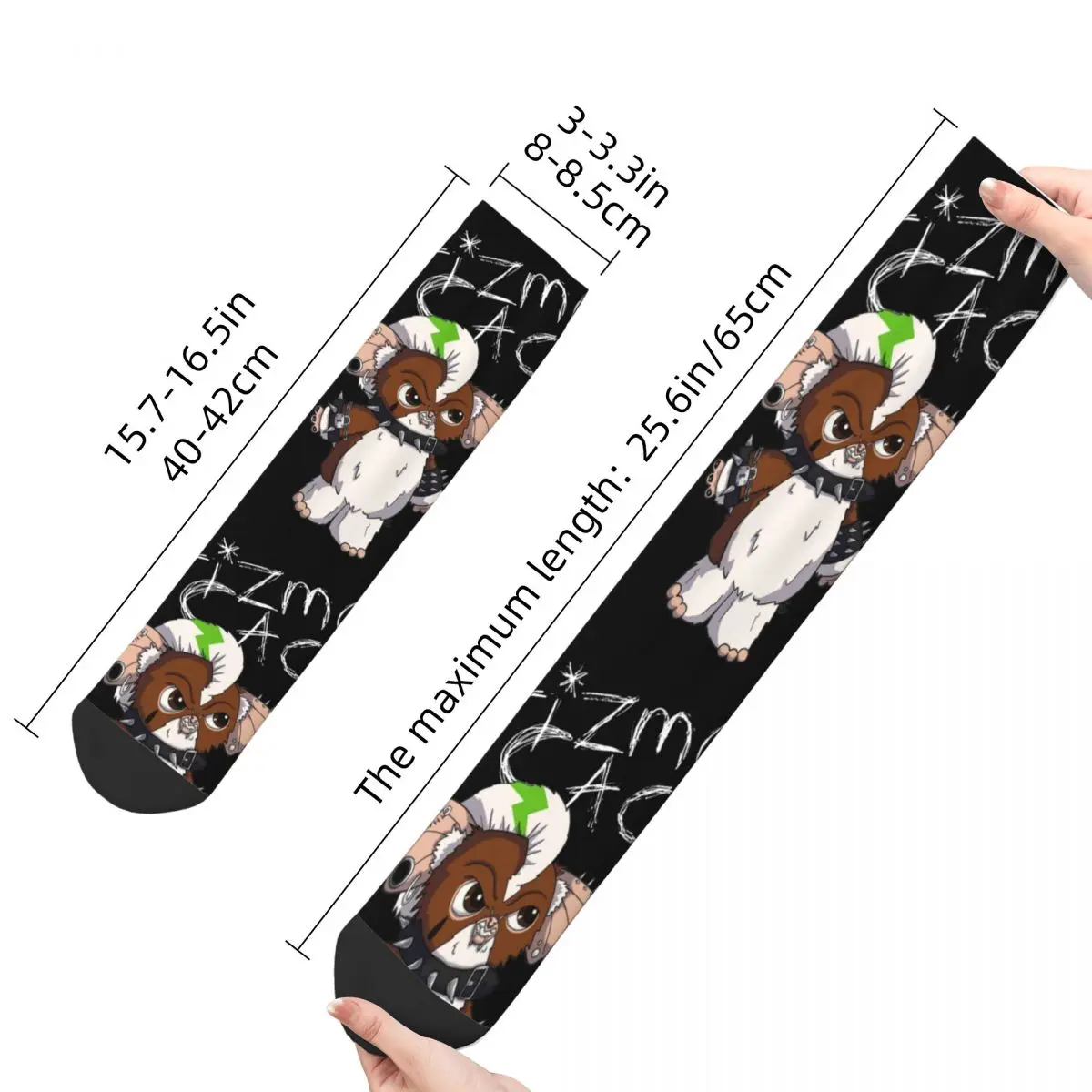 New Men\'s Socks Harajuku Gremlins Retro Horror Gizmo Sock Skateboard Women\'s Sock Spring Summer Autumn Winter