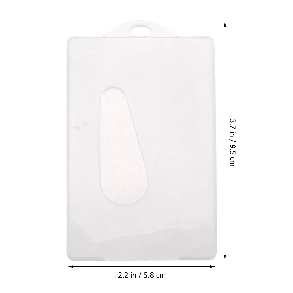 12Pcs Plastic Id Holder Transparent Cover for Bank Credit Bus Card Storage Waterproof Scratch Resistant Organizer Case