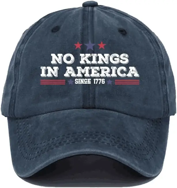 

No Kings in America Baseball Cap, No Kings in America Hat, Unisex Baseball Cap