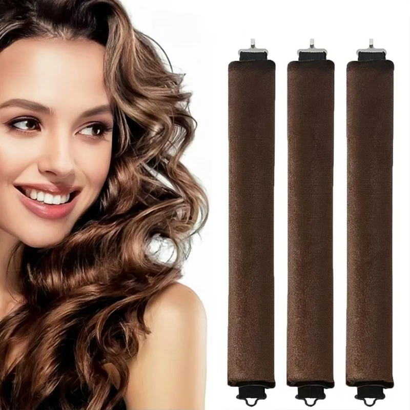 Heatless Hair Curler Curling Rod Headband No Heat Hair Rollers Satin Lazy Curls Soft Curlers Sleeping Rods Hair Styling Tools