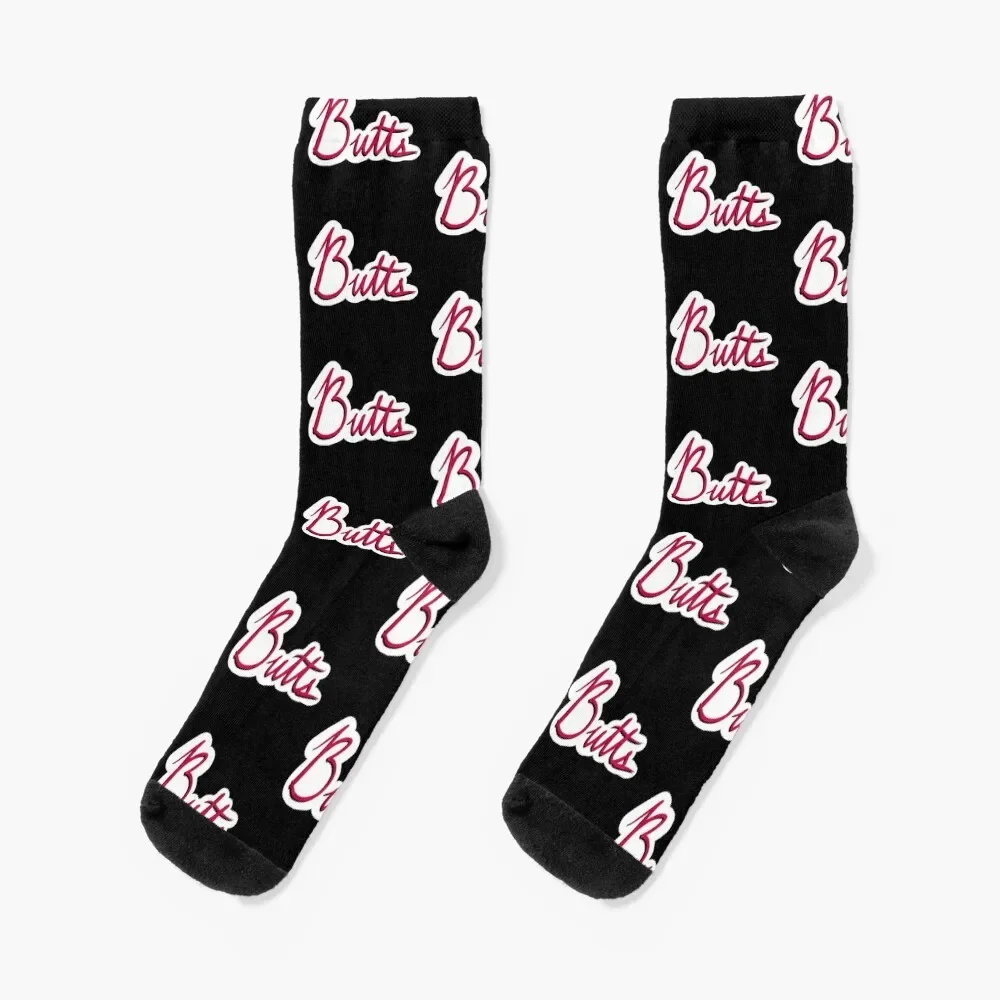 

Butts, with Shadow and White Border Socks sheer FASHION fashionable Socks Girl Men's