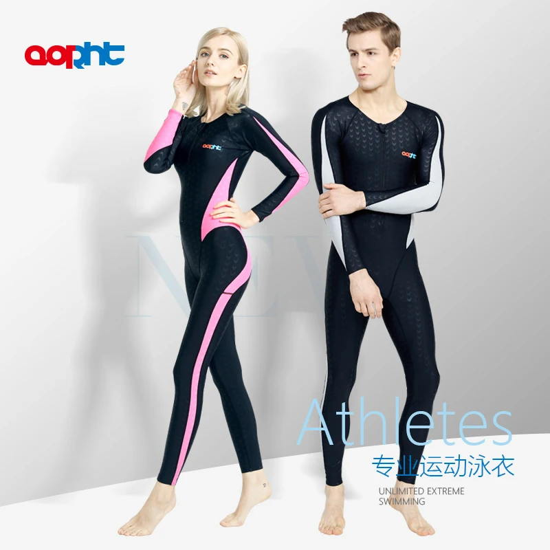 

Men Women Full Body SharkSkin WaterProof Beach Surfing Swim Rash Guard Professional Competition Quick-Dry Bathing Sport SwimSuit