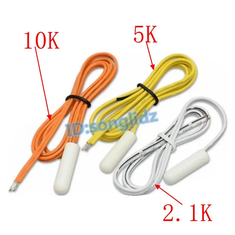 

Temperature Sensor Probe For Toshiba Refrigerator Defrosting Sensor Temperature Sensor Probe 2.1K 5K 10k